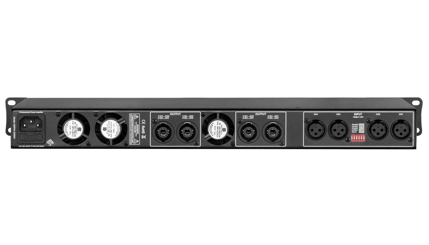 Cục Đẩy Công Suất DSP A84 4 Kênh - Class D - Main 1U - Ảnh 2