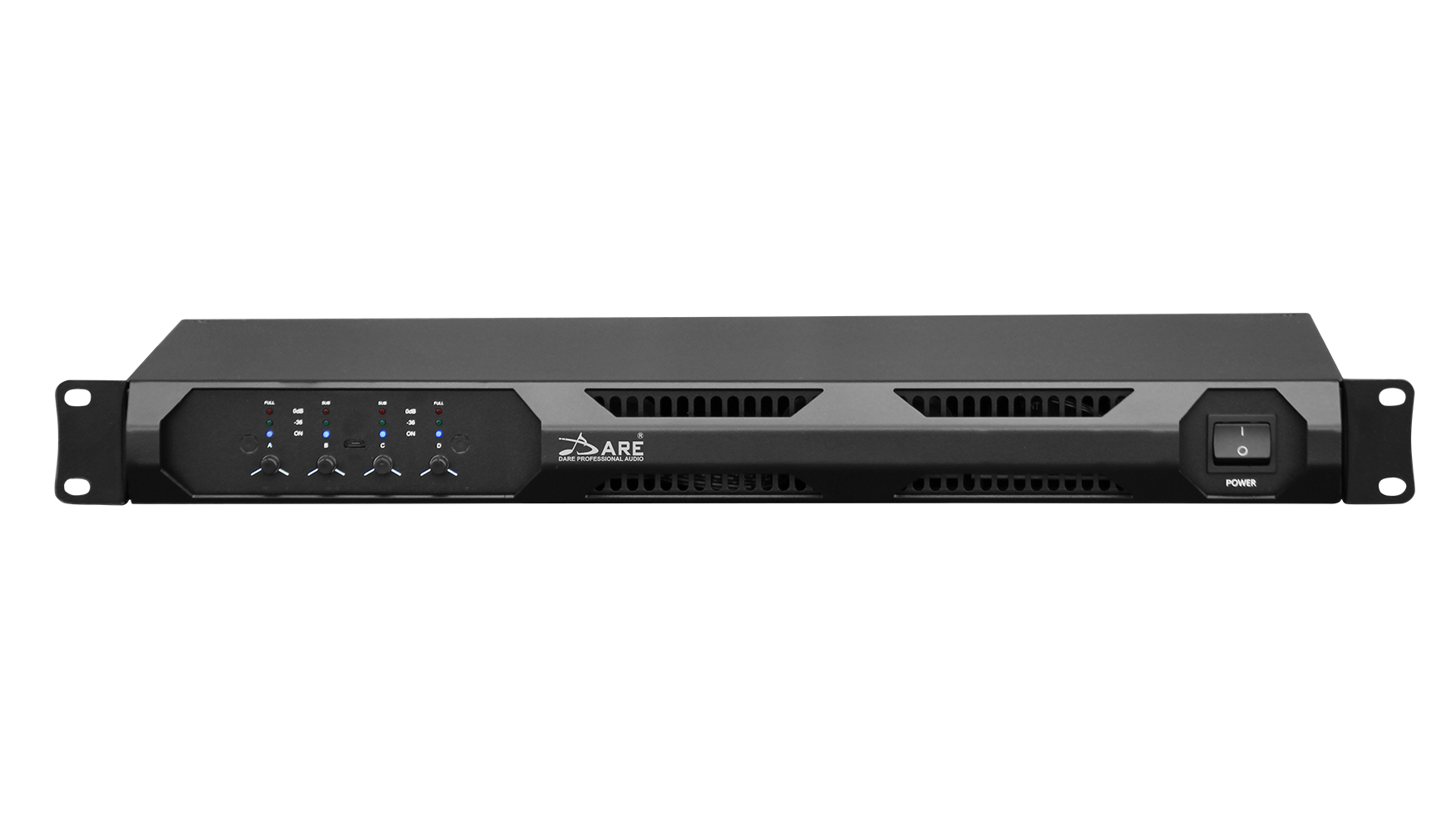 Cục Đẩy Công Suất DSP D63 3 Kênh - Class D - Main 1U