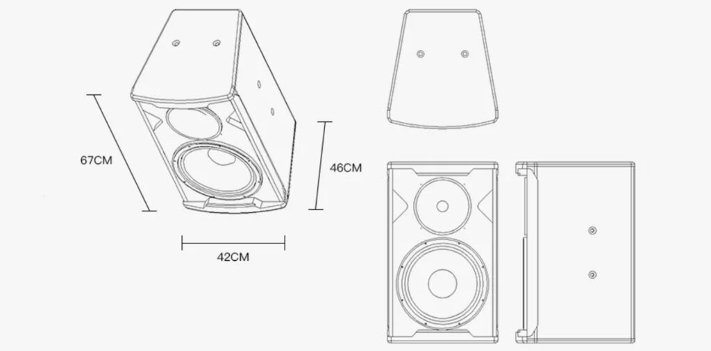 Loa full bass 15 inch
