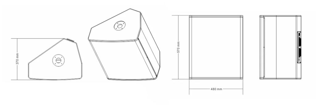 loa sân khấu dare - Loa Monitor CM15