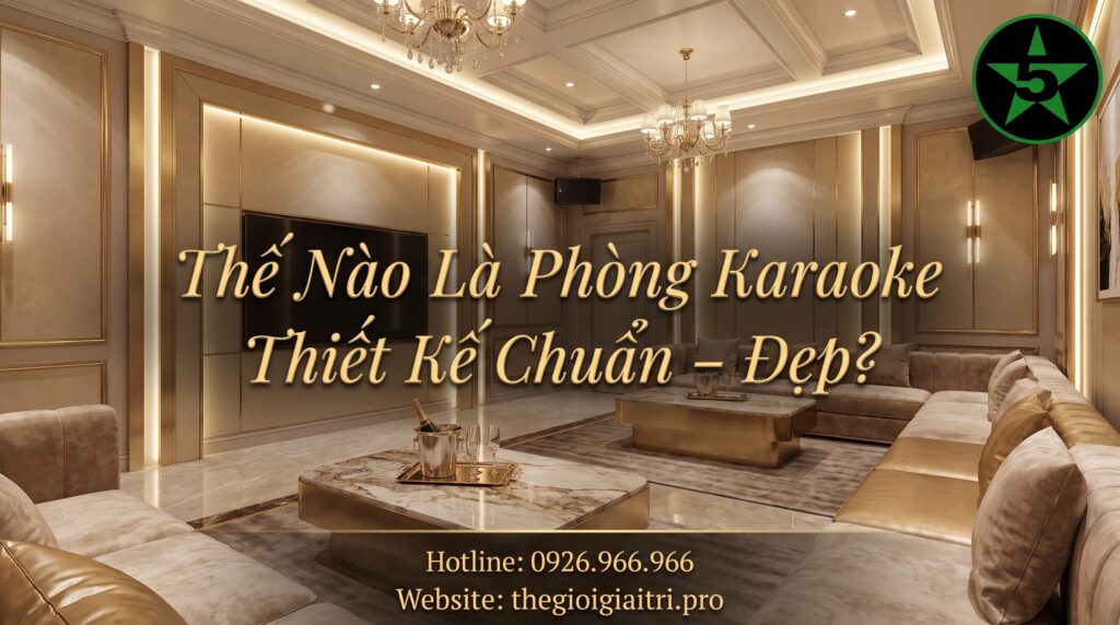 Thế Nào Là Phòng Karaoke Thiết Kế Chuẩn – Đẹp?