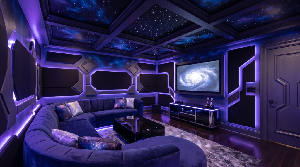 Mẫu phòng karaoke VIP phong cách Galaxy