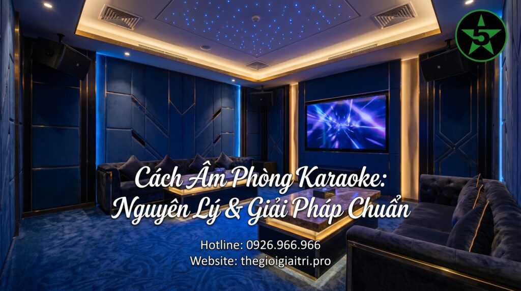 Cách Âm Phòng Karaoke: Nguyên Lý & Giải Pháp Chuẩn