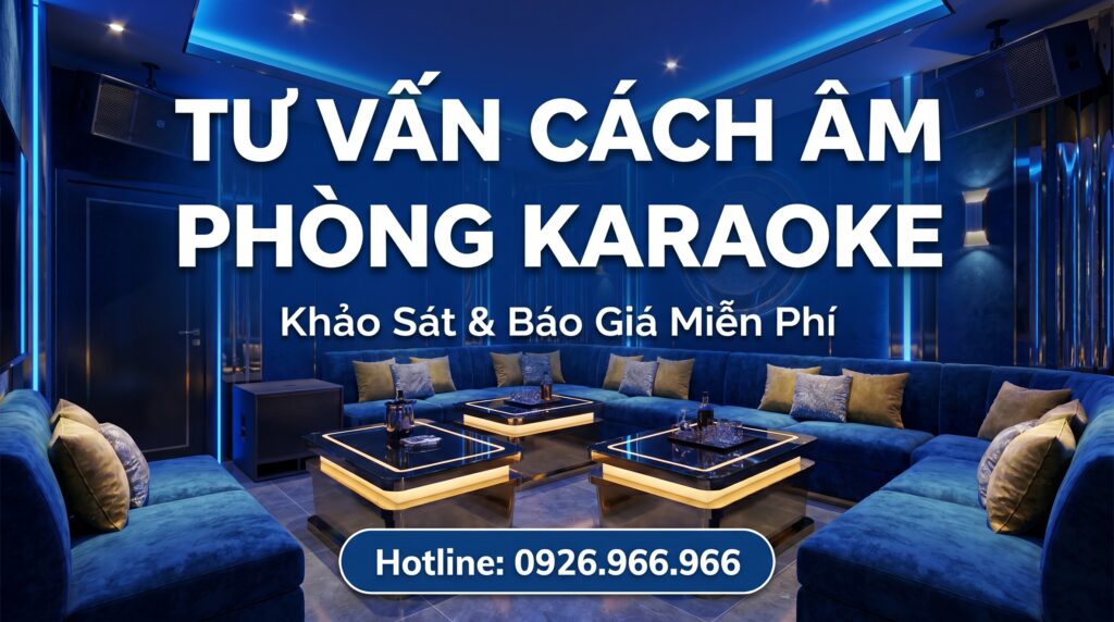 Cách Âm Phòng Karaoke: Nguyên Lý & Giải Pháp Chuẩn