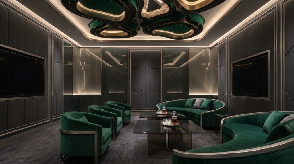 Mẫu phòng karaoke Super VIP luxury với thiết kế đẳng cấp và không gian giải trí cao cấp