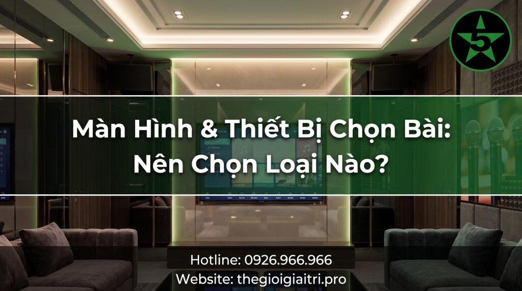 Màn Hình & Thiết Bị Chọn Bài: Nên Chọn Loại Nào?