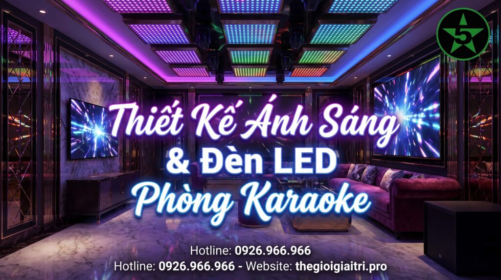 Thiết Kế Ánh Sáng & Đèn LED Phòng Karaoke