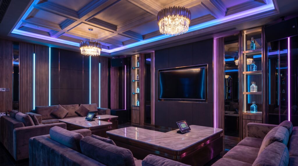 Thiết Kế Ánh Sáng & Đèn LED Phòng Karaoke