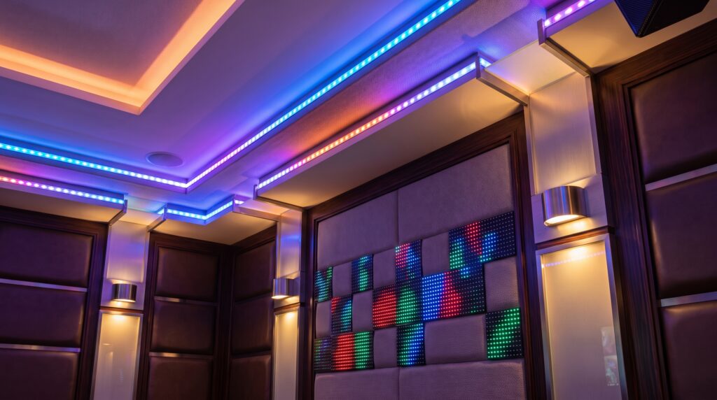 Thiết Kế Ánh Sáng & Đèn LED Phòng Karaoke