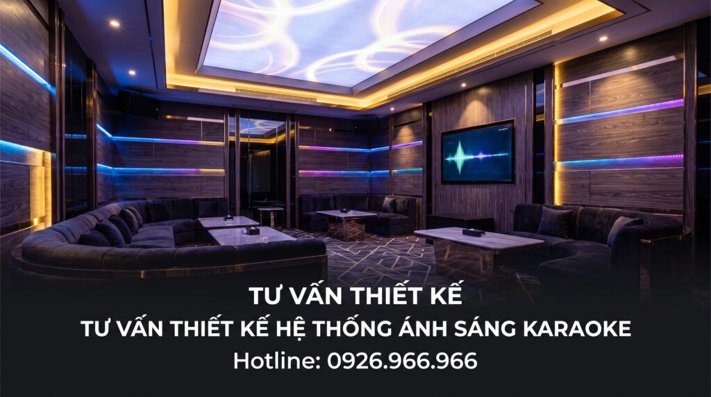 Thiết Kế Ánh Sáng & Đèn LED Phòng Karaoke