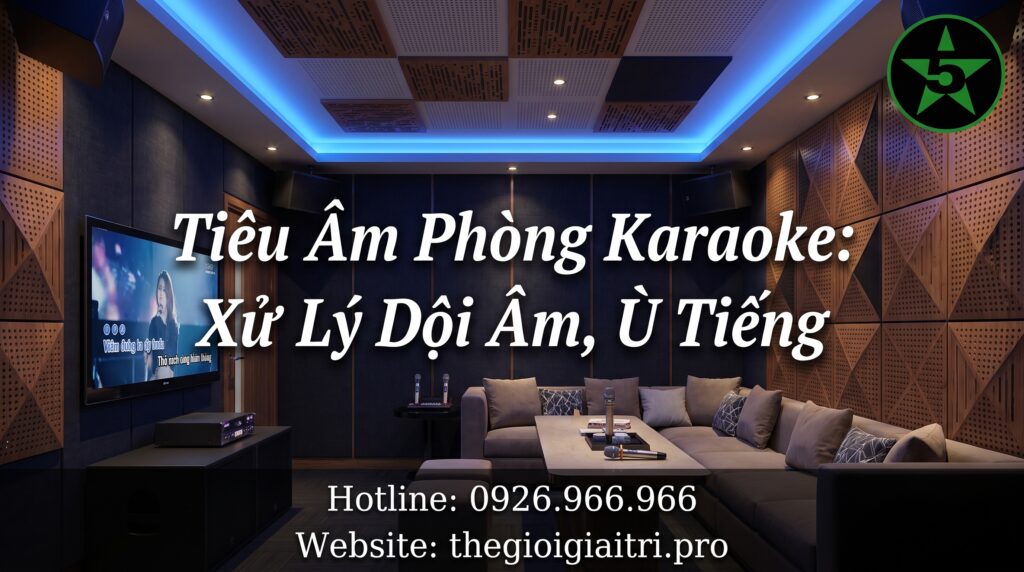 Tiêu Âm Phòng Karaoke: Xử Lý Dội Âm, Ù Tiếng