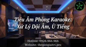 Tiêu Âm Phòng Karaoke: Xử Lý Dội Âm, Ù Tiếng