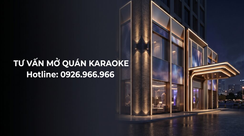 Mẫu Mặt Tiền & Biển Hiệu Quán Karaoke Thu Hút