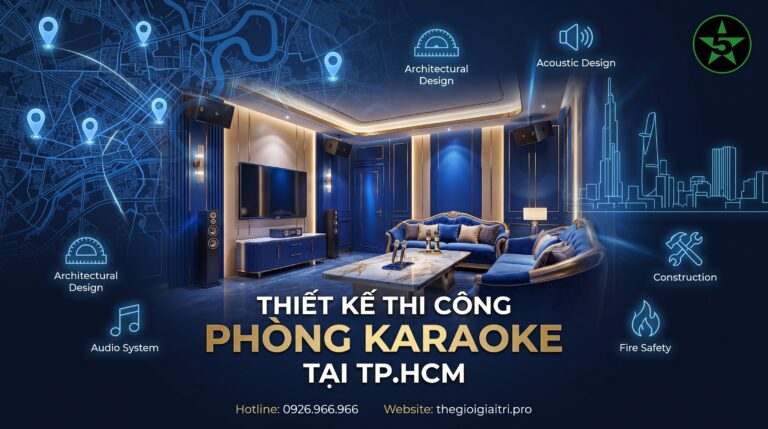 Thiết Kế Thi Công Phòng Karaoke Tại TPHCM
