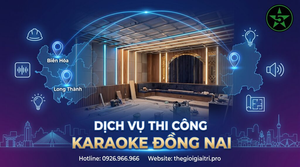 Dịch Vụ Thi Công Karaoke Đồng Nai – Thiết Kế Trọn Gói